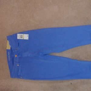 NWT Michael Kors IzzySkinny oxford blue Jeans Sz 4